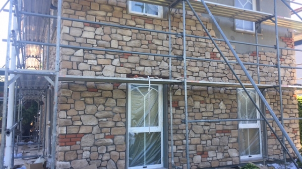 Reconstruction of the family house facade by Lake Constance - Mix Toscana 774
