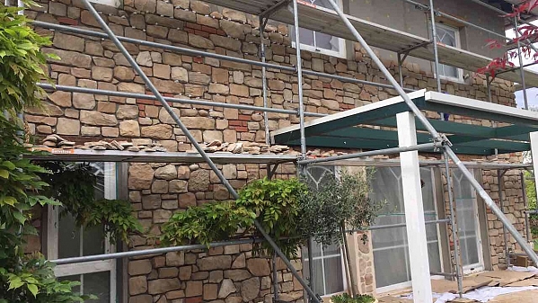 Reconstruction of the family house facade by Lake Constance - Mix Toscana 774
