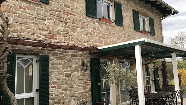 Reconstruction of the family house facade by Lake Constance - Mix Toscana 774