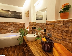 Stone in bath room