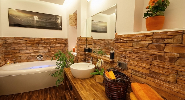 Stone in bath room